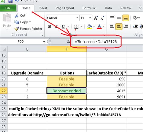 Formula Referencing in Excel